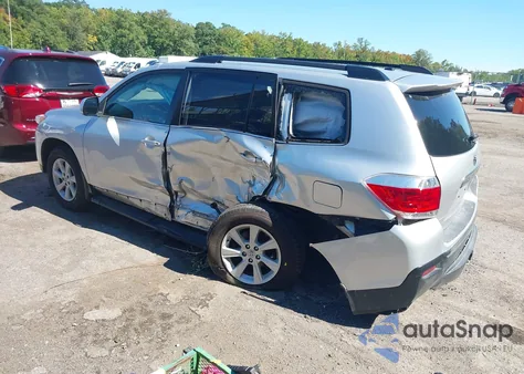 2012 Toyota Highlander Se V6 from USA, damaged, VIN 5TDBK3EH5CS164347